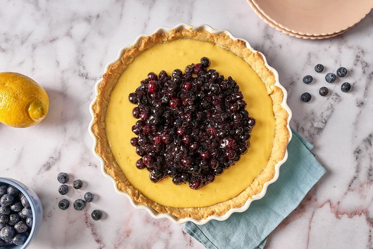 Lemon Blueberry Tart