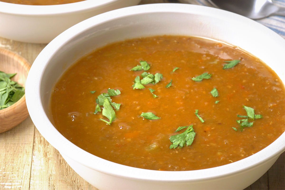 Lentil Soup close up