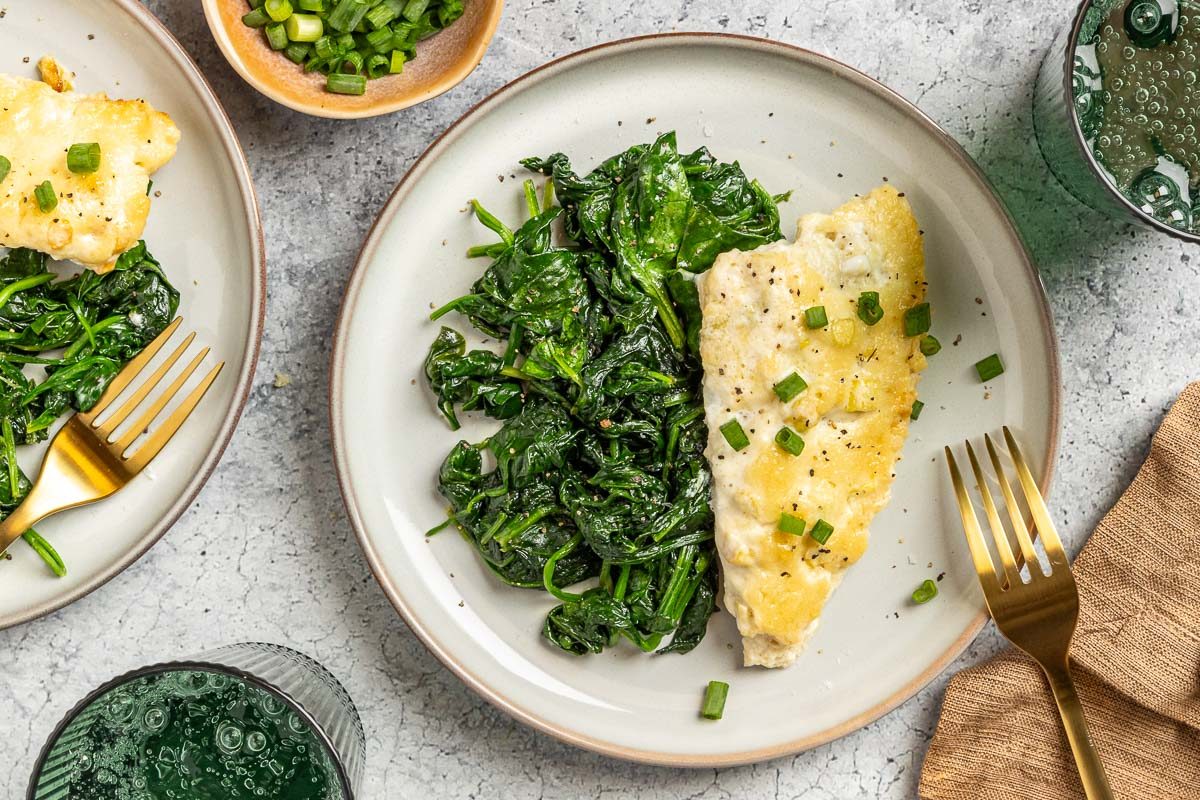 Taste of Home Parmesan Baked Cod photo of the finished recipe.