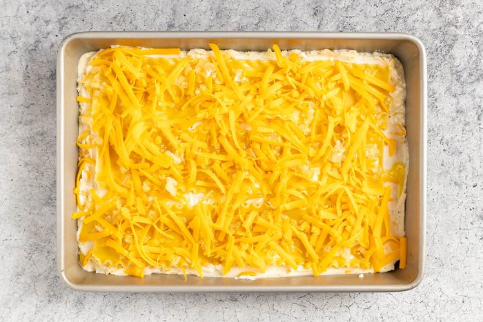 Pierogi Casserole before baking