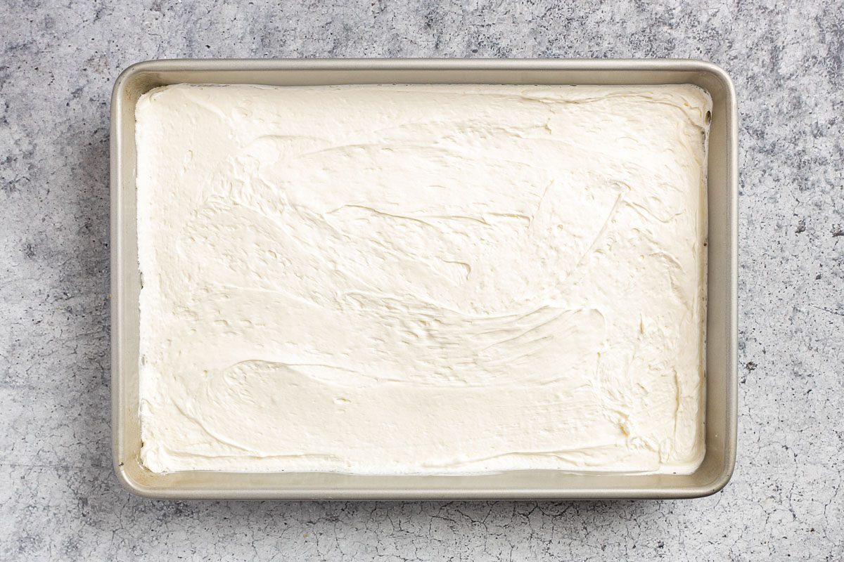 Taste Of Home Pistachio Pudding Dessert Photo Of The Cream Cheese Layer.