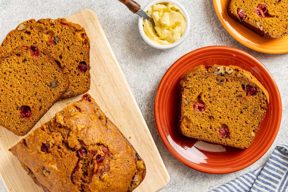 Pumpkin Cranberry Bread