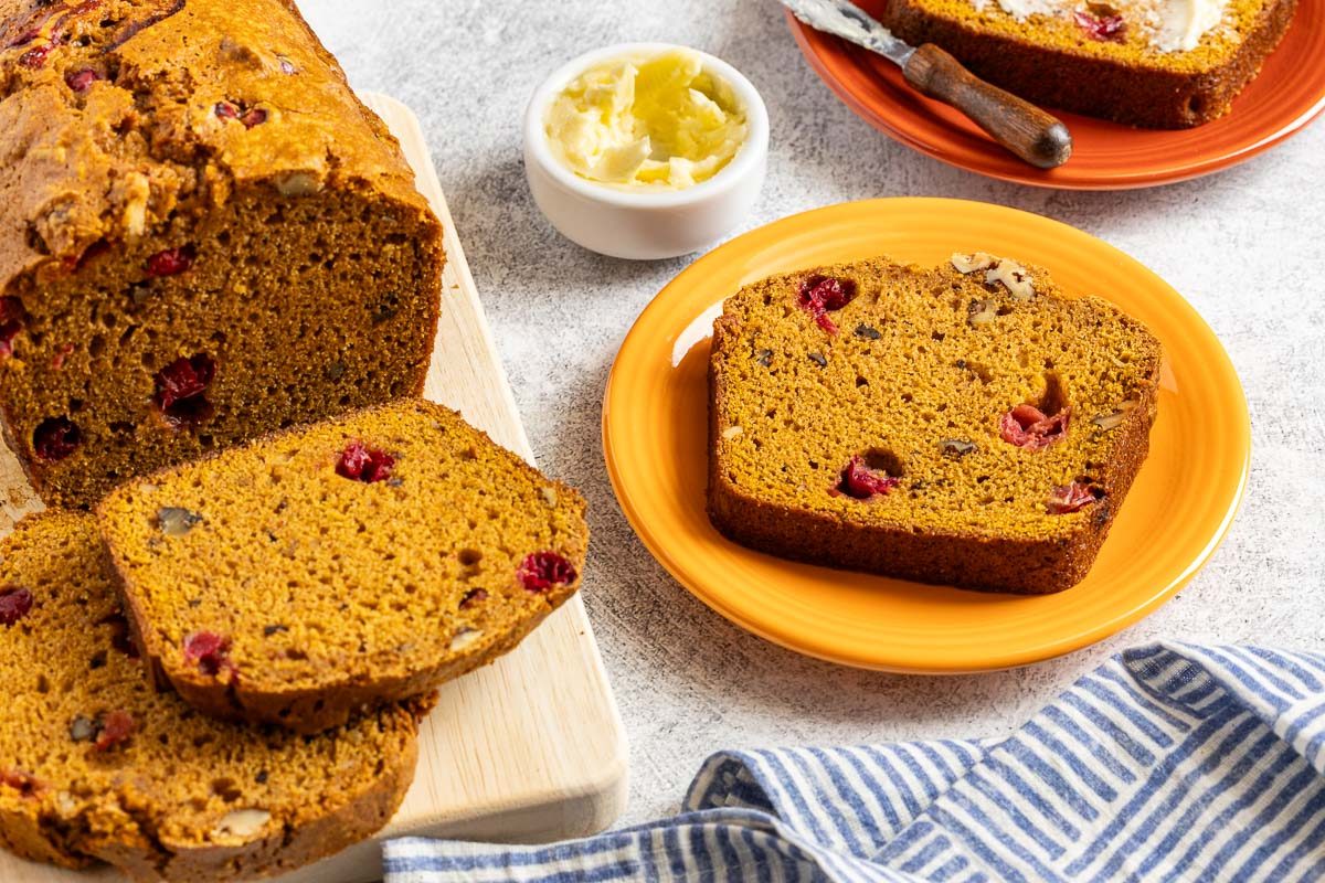 Pumpkin Cranberry Bread