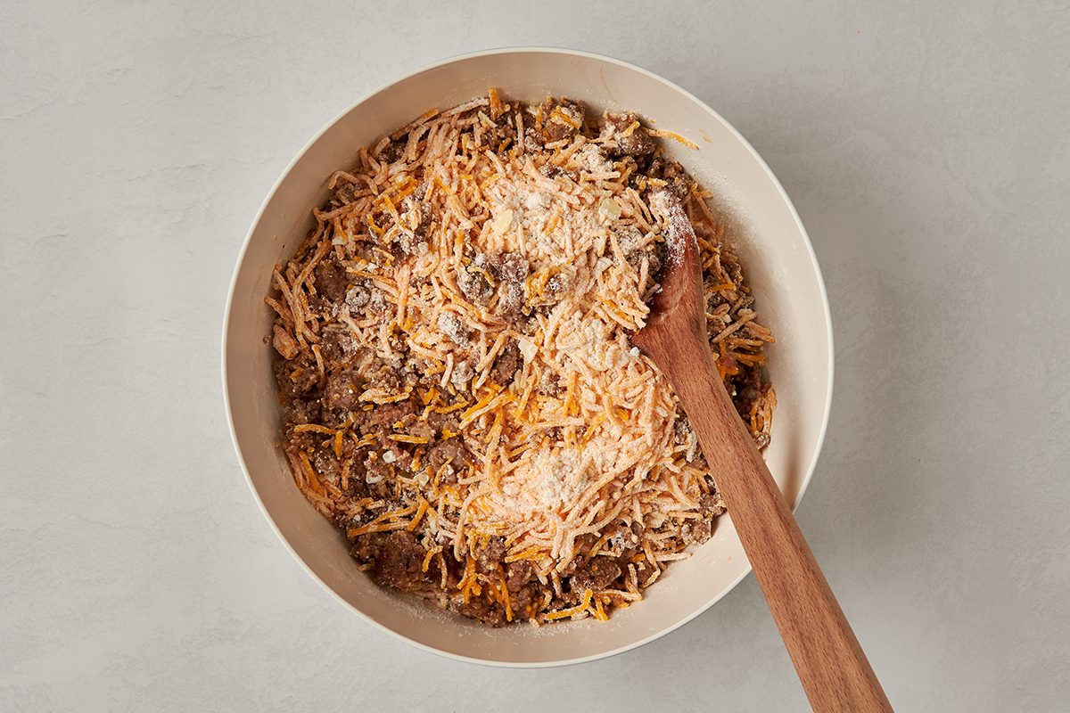 Combine dry ingredients