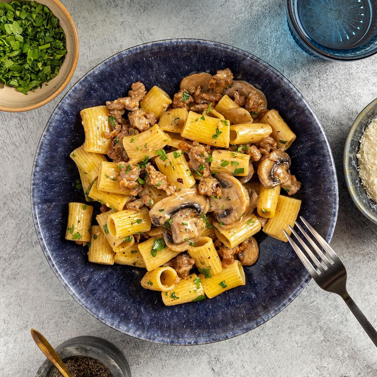 Sausage and Mushroom Pasta