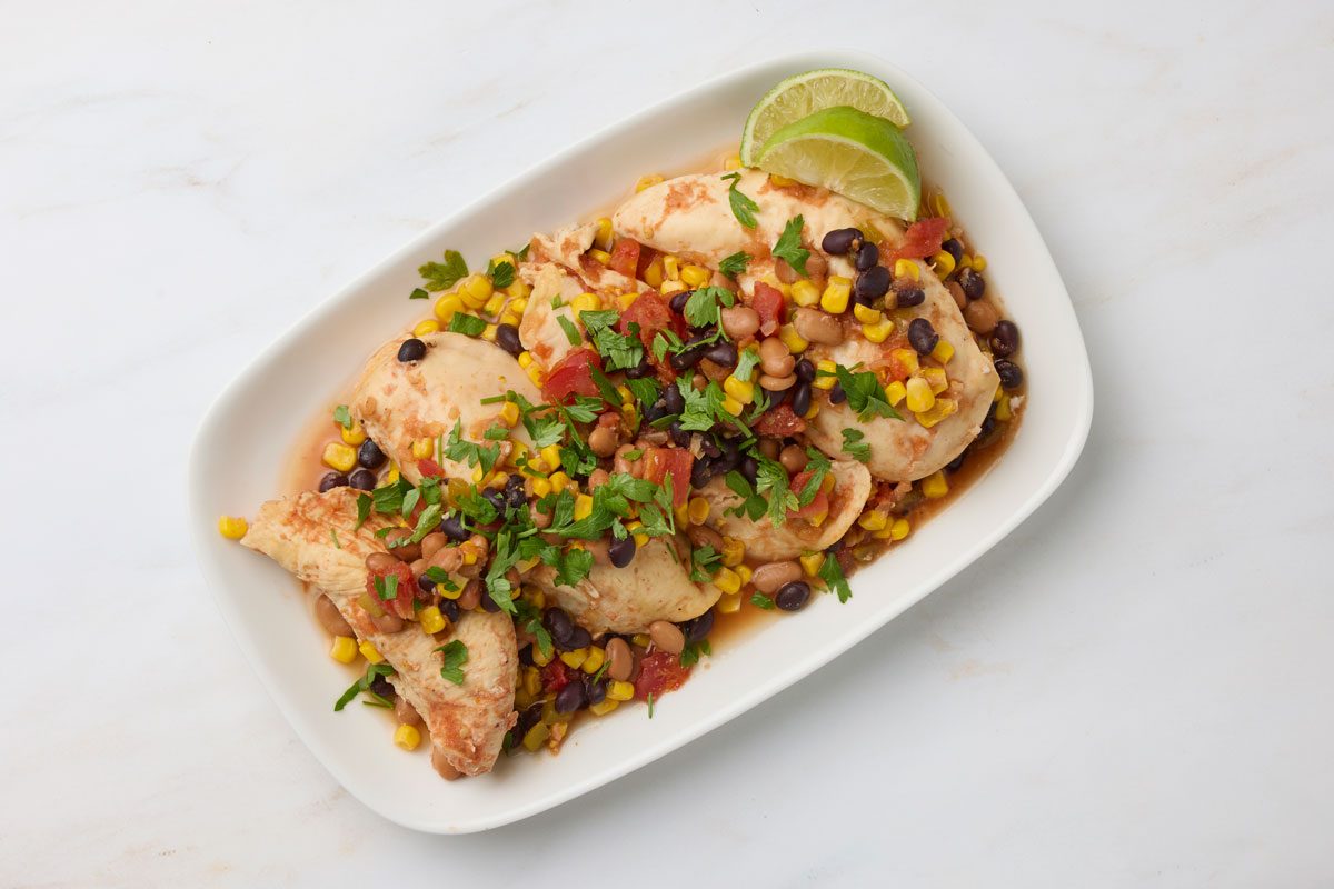 Slow Cooker Salsa Chicken