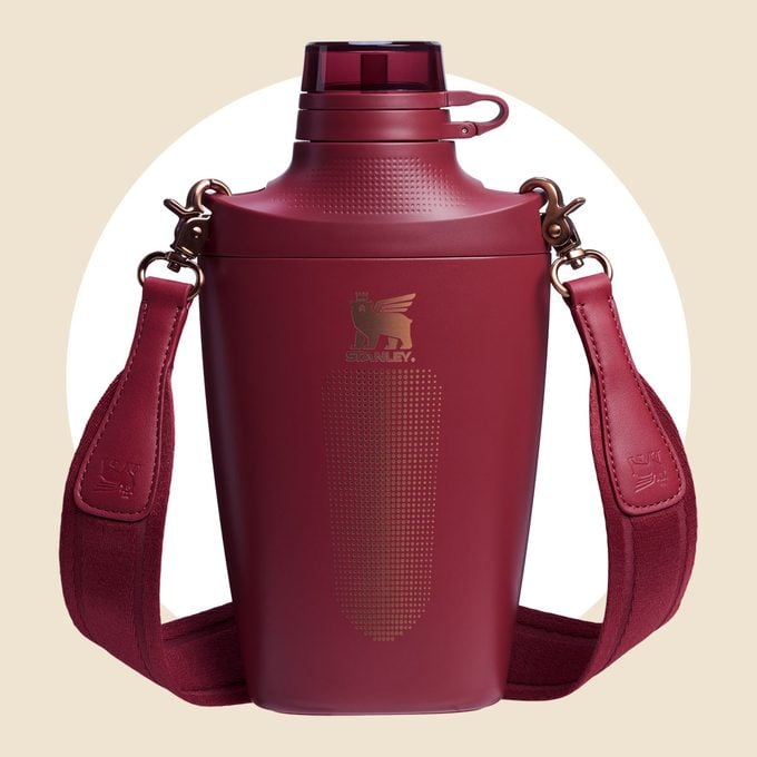 The Holiday Stanley Cross Bottle 23 Oz Gilded Pomegranate