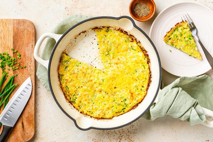 Cooked Zucchini Frittata