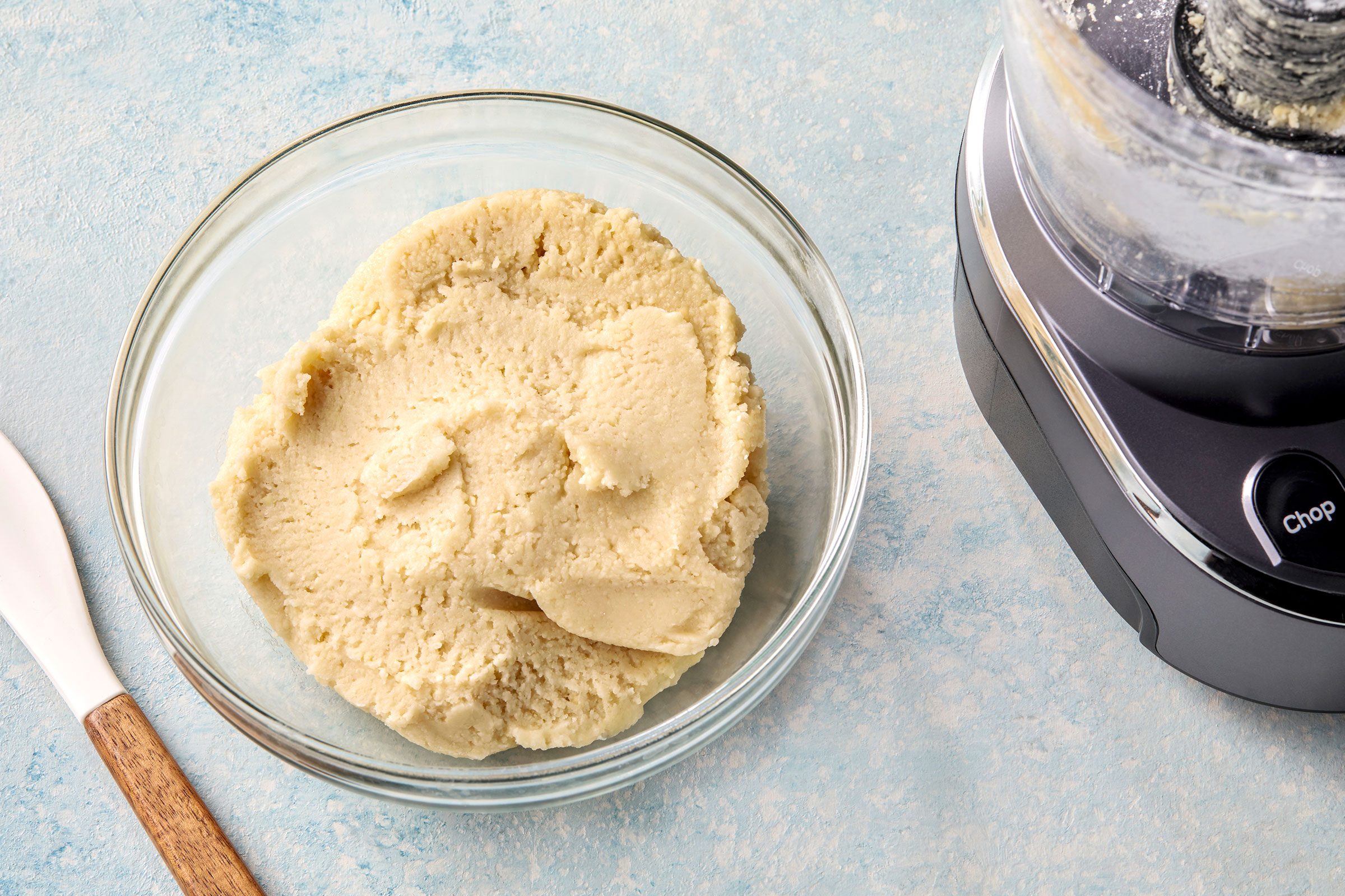 Almond Paste in a glass bowl