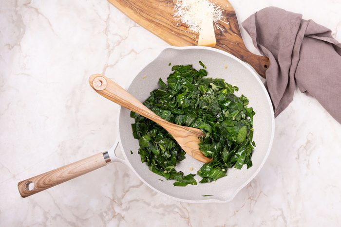 Step 1 of Black-Eyed Peas and Collard Greens