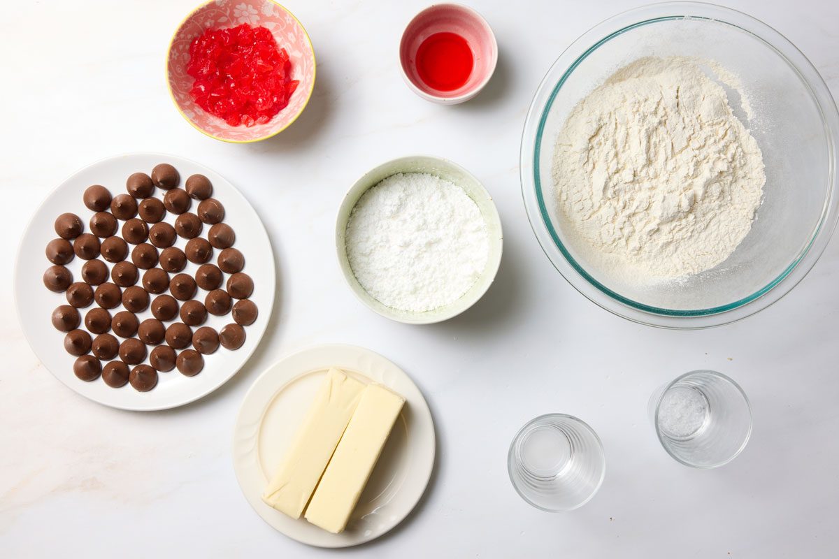 Cherry Blossom Cookies ingredients