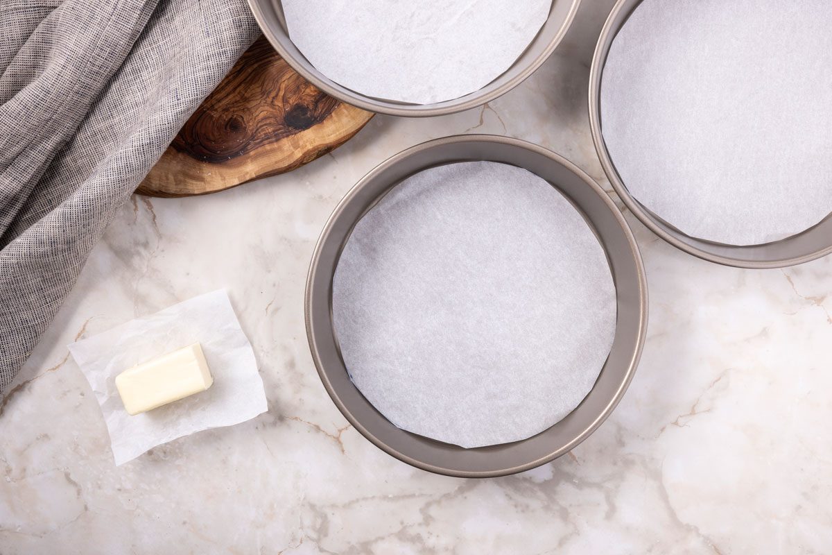 Step 1 of Taste of Home Chocolate Ganache Cake