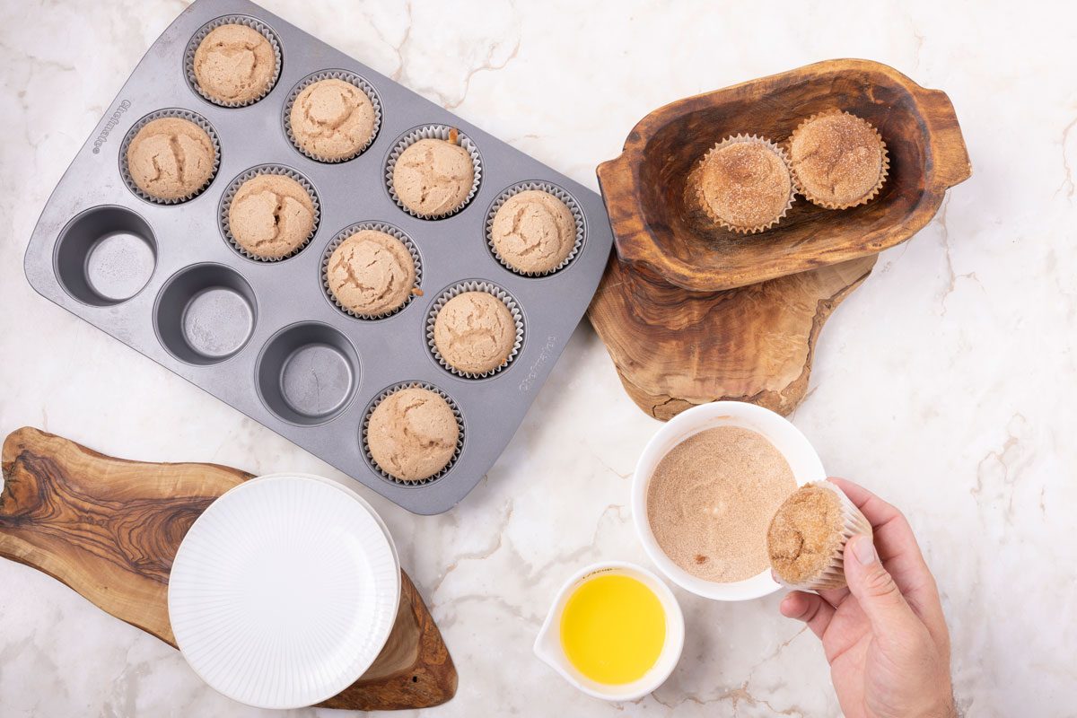 Step 3 of Taste of Home Cinnamon Muffins