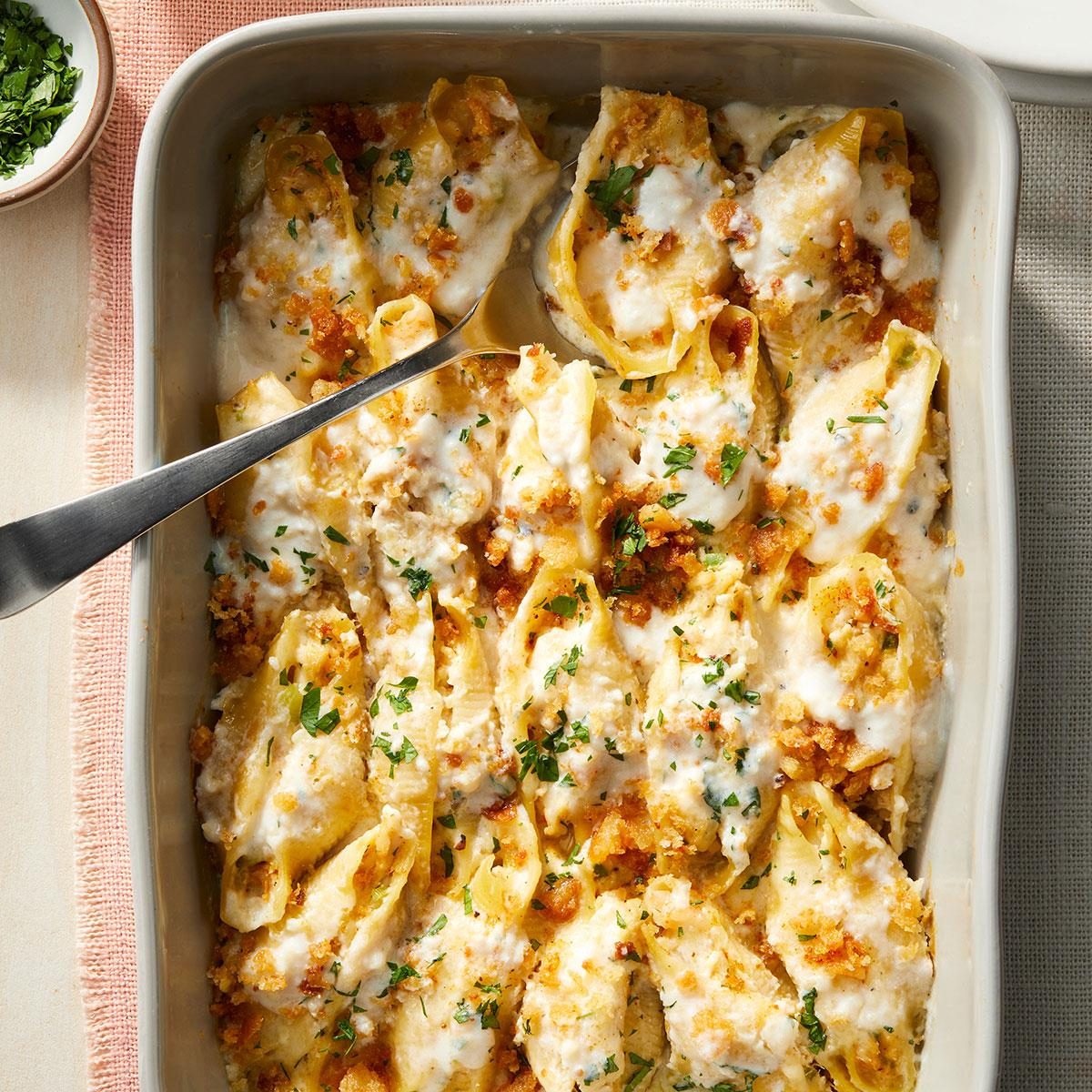 Seafood-Stuffed Shells