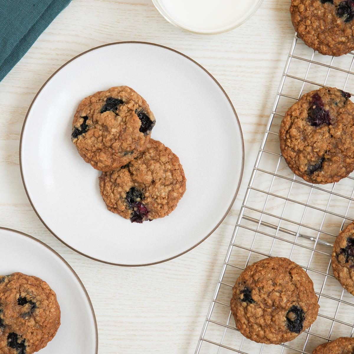 Blueberry Oatmeal Cookies