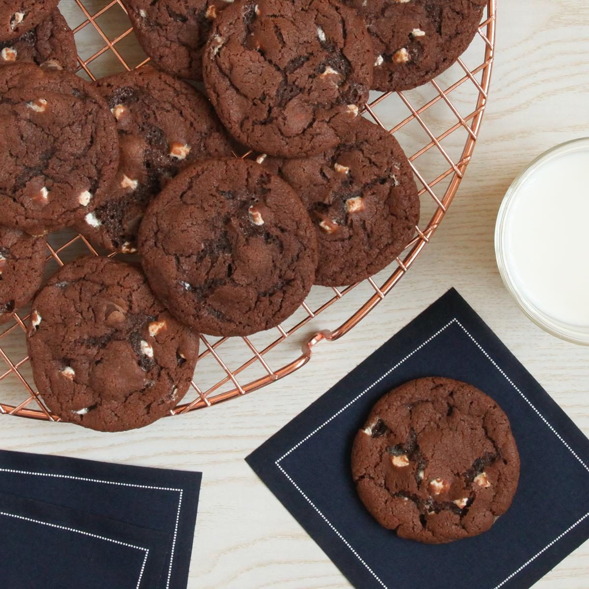 Hot Chocolate Cookies
