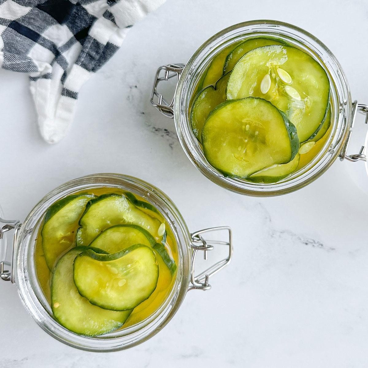 Easy Freezer Pickles
