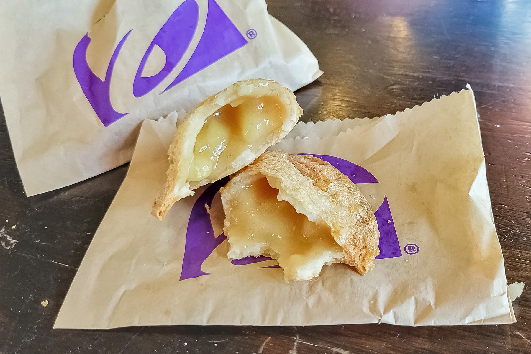 I Tried The Taco Bell Caramel Apple Empanada