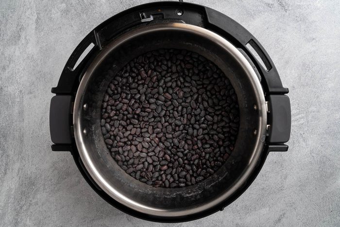 Taste of Home Instant Pot Black Beans recipe photo of the beans after quick cooking.