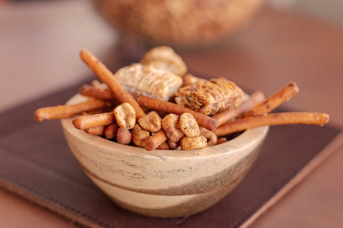 Nuts And Bolts Snack Mix Tohd24 5018 Jackiealpers 06 Food photography of Nuts and Bolts snack mix by Jackie Alpers for Taste of Home.