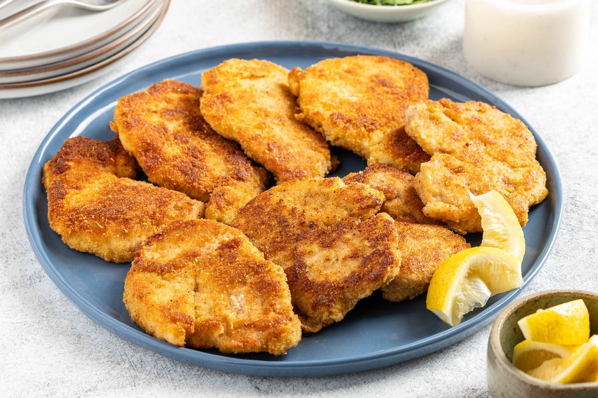 Taste of Home Parmesan Crusted Pork Chops recipe photo of the finished recipe.