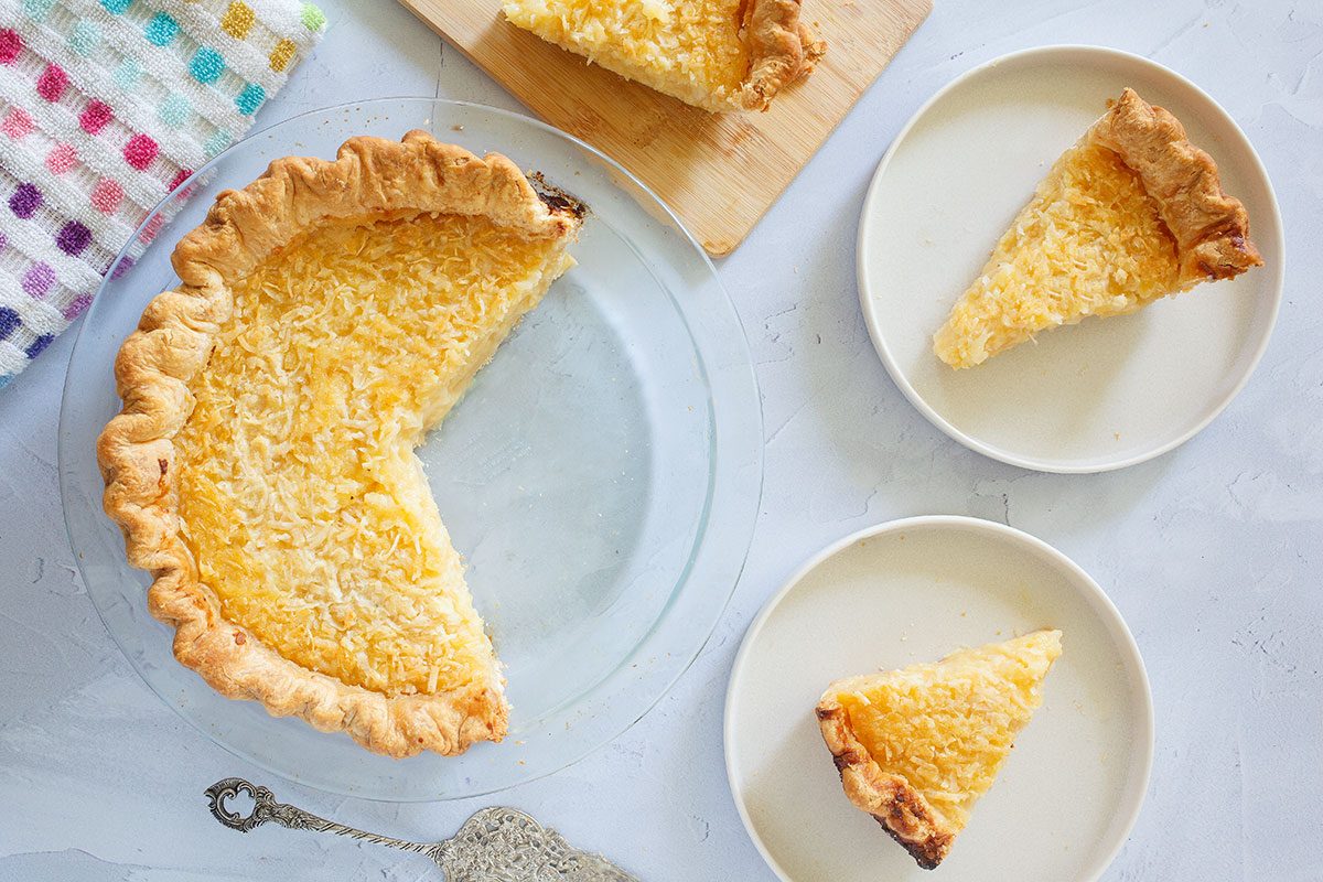Pineapple Coconut Pie