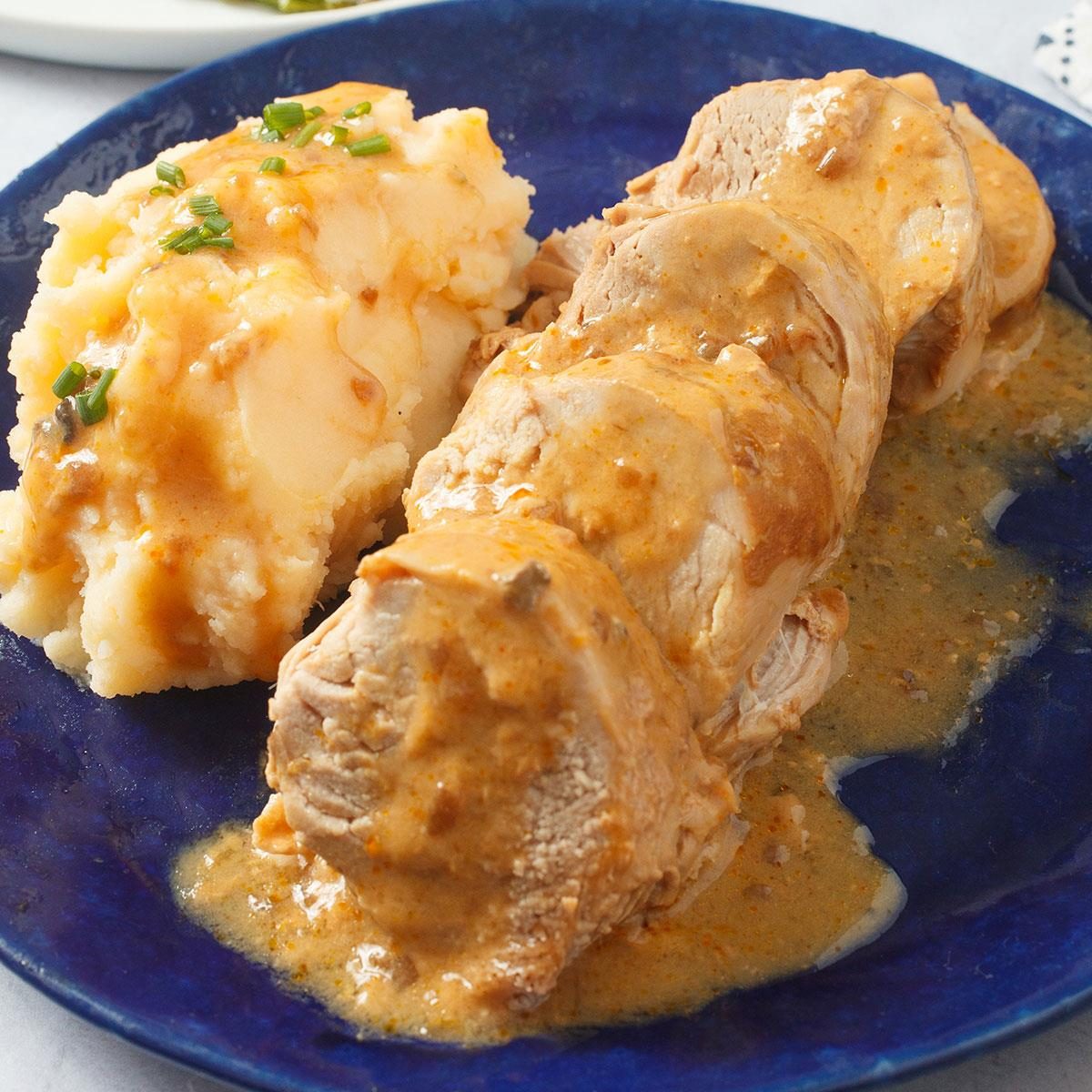 Pork Tenderloin with Mushrooms