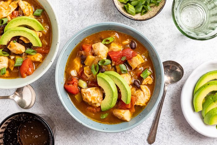 Taste of Home Pumpkin Chili photo of the finished recipe served in bowls.