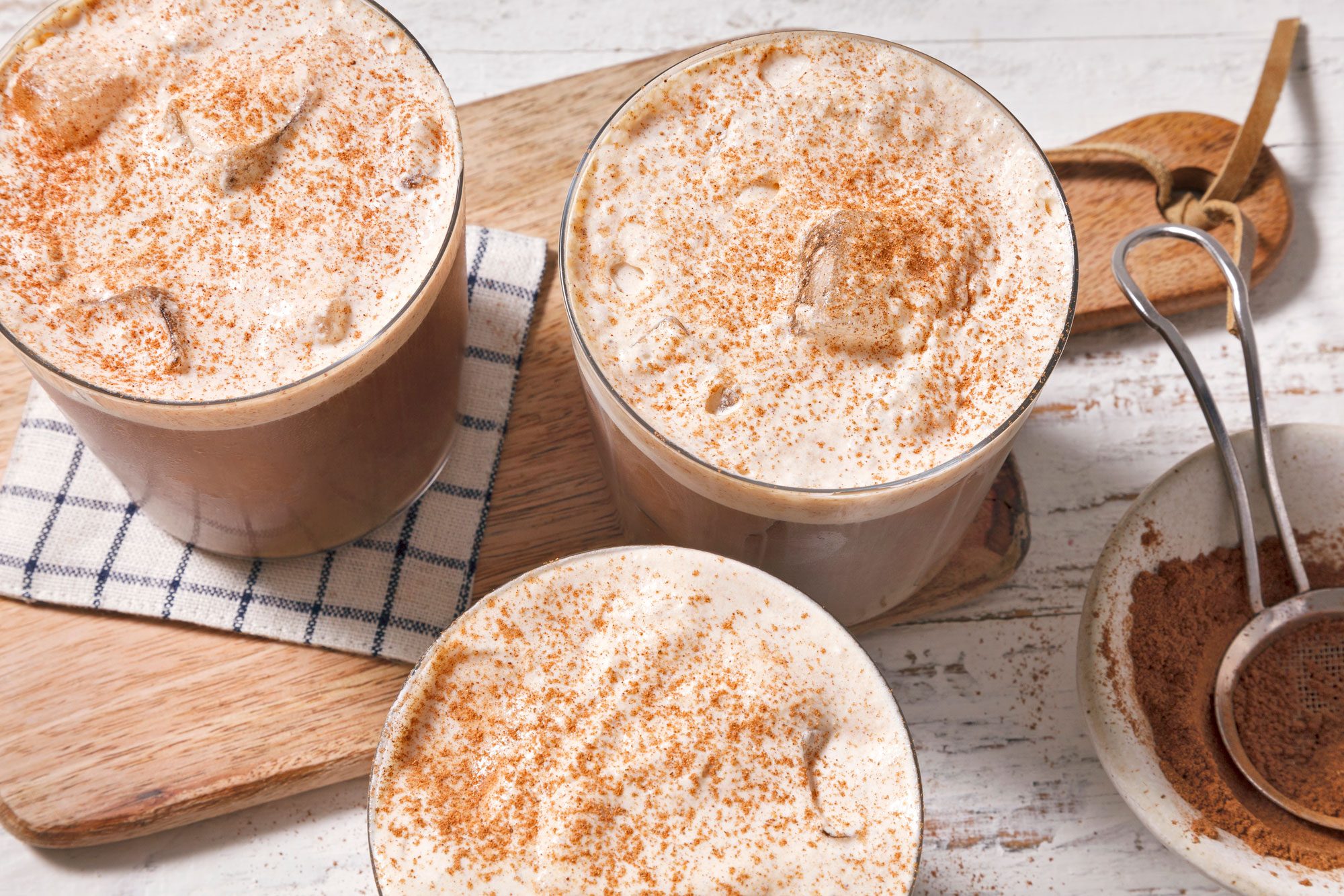 Pumpkin Cream Cold Brew served in glasses