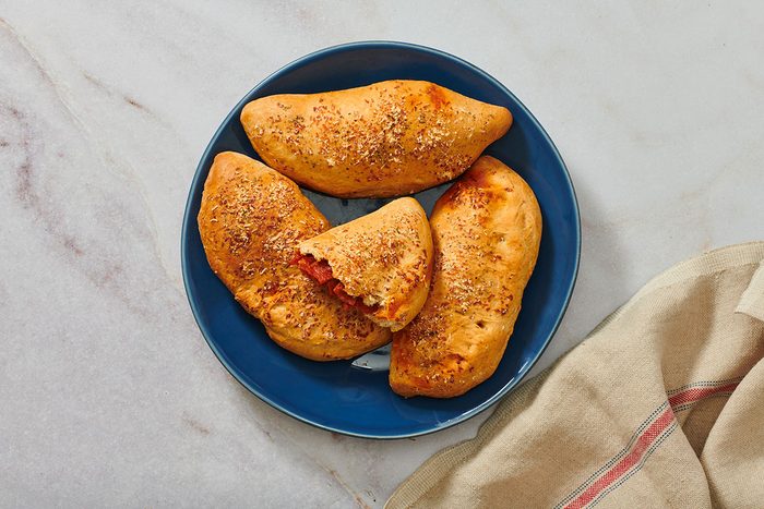 Pepperoni Calzone on a serving plate
