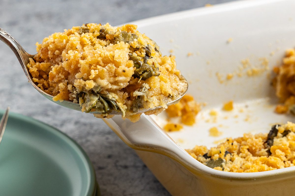 Taste of Home Scalloped Oysters photo of the finished recipe.