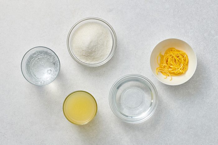 Ingredients for Sparkling Lemonade