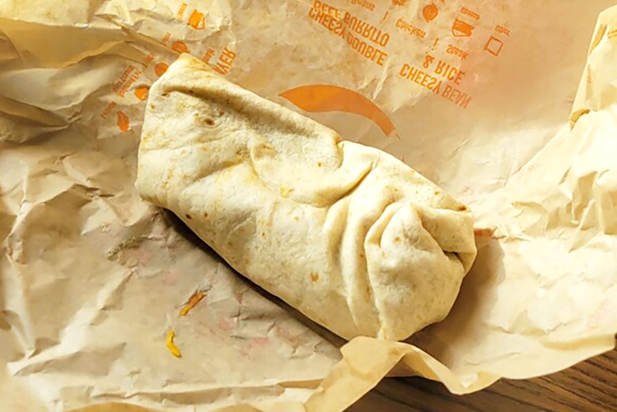 The Taco Bell Decades menu.