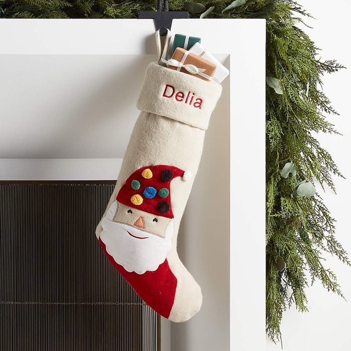Felt Kids Personalized Christmas Stockings Ecomm Via Crateandbarrel.com 