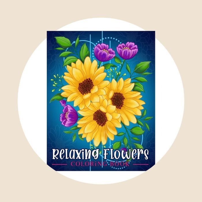Relaxng Flowers Coloring Book Via Amazon.com