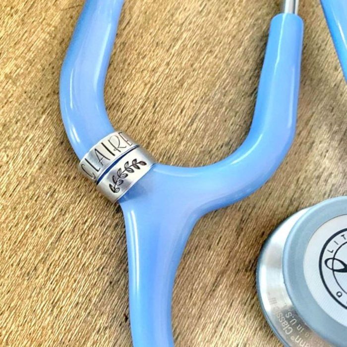 Stethoscope Name Tag Via Etsy.com