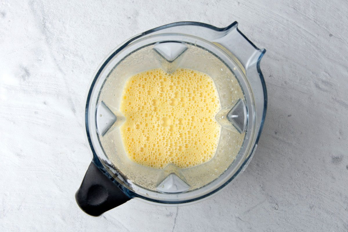 In a blender, puree the first 4 ingredients until smooth