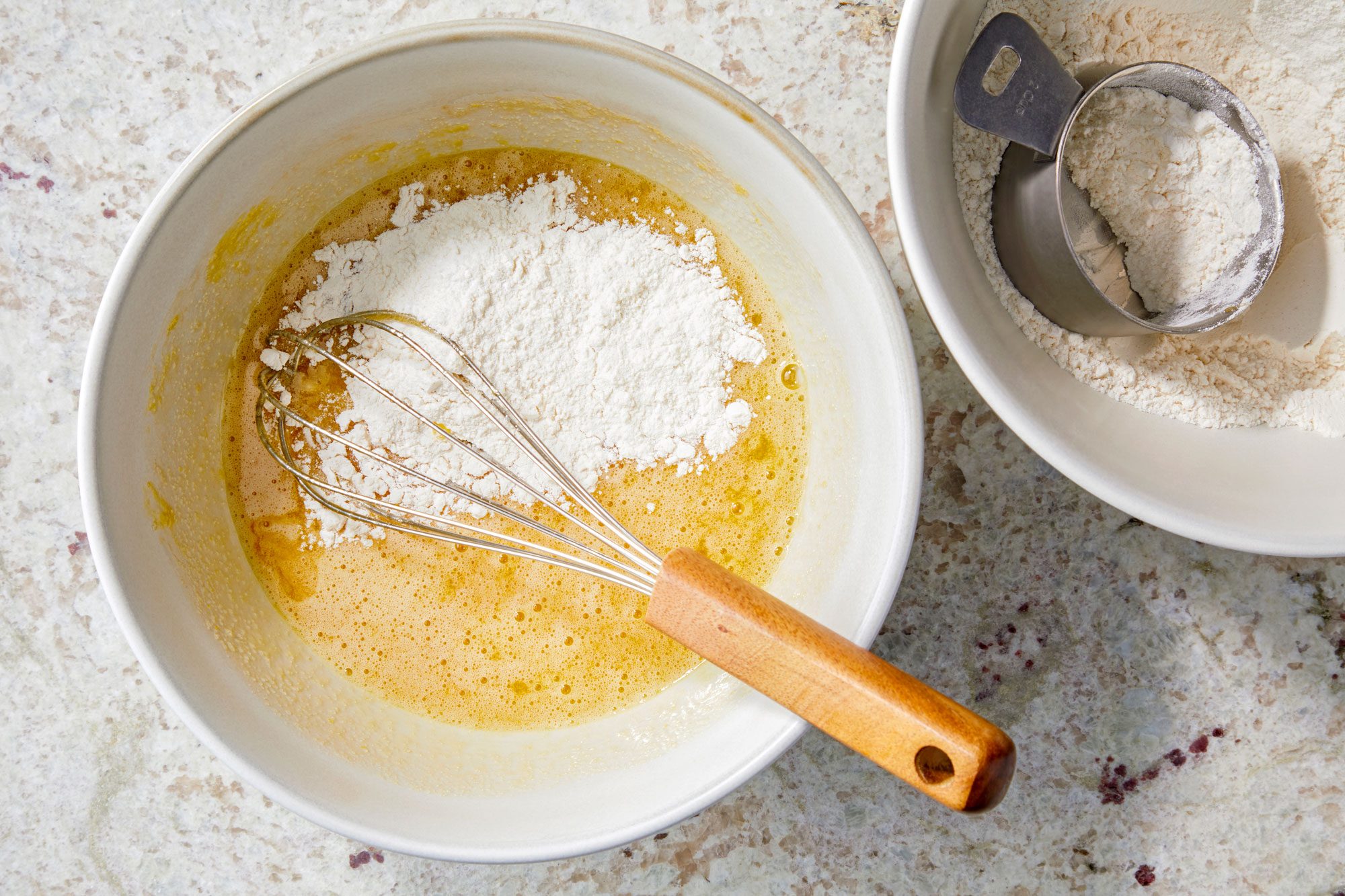 Combine the flour; baking powder and salt; gradually add to sugar mixture and mix well