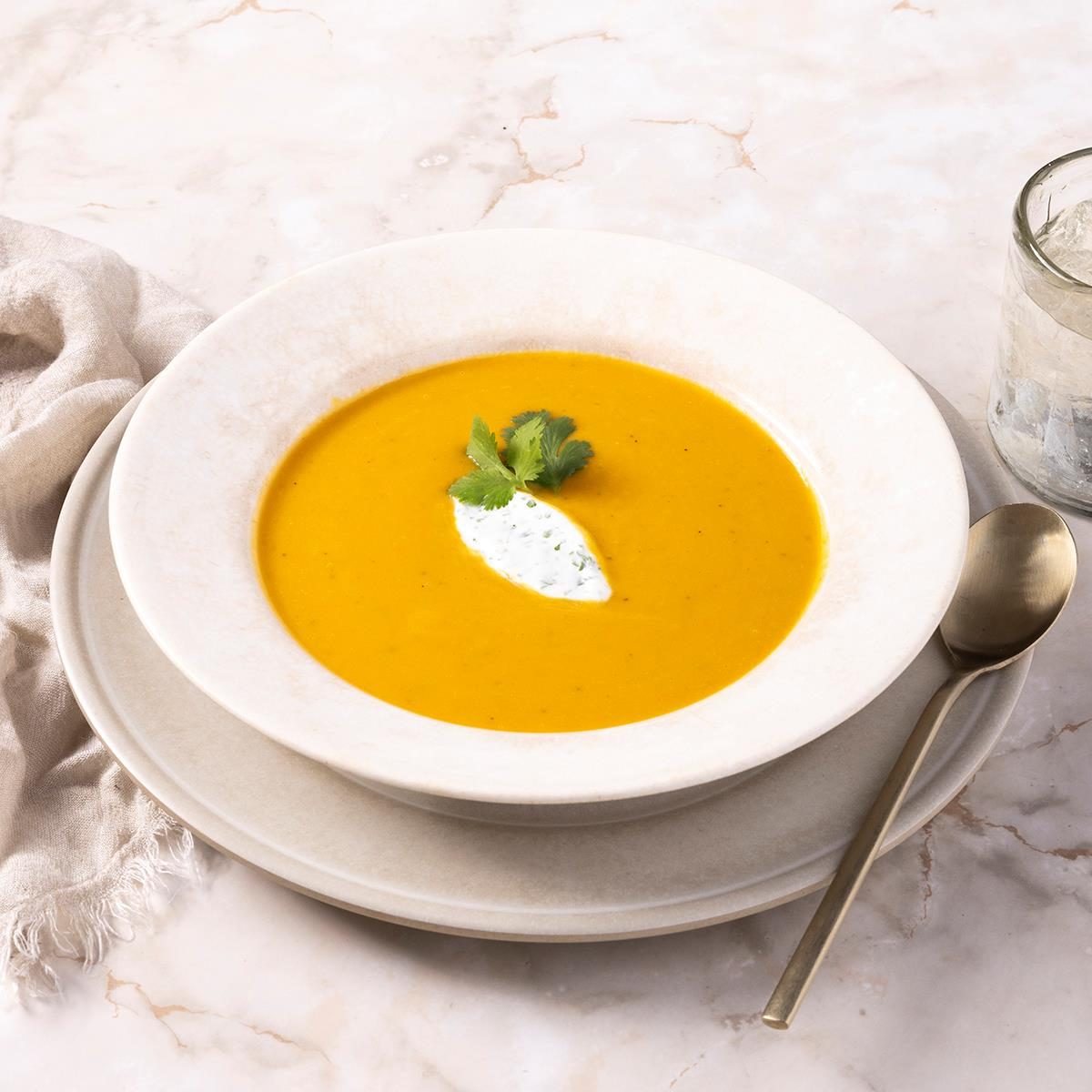 Curried Butternut Squash Soup