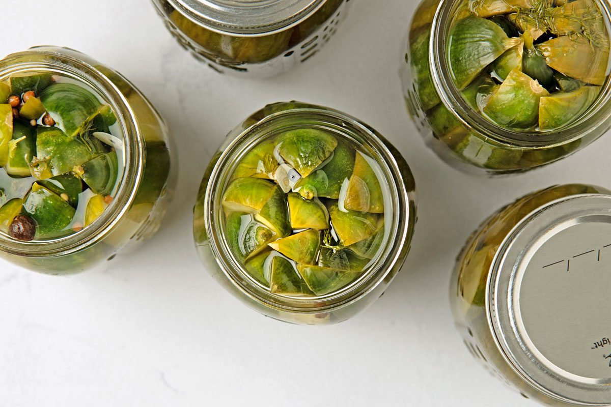 Dill Pickles Transfer to jars