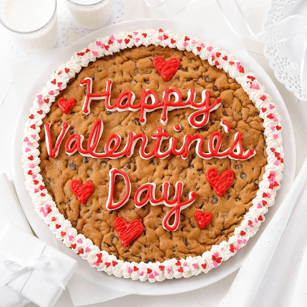 Love Note Cookie Cake