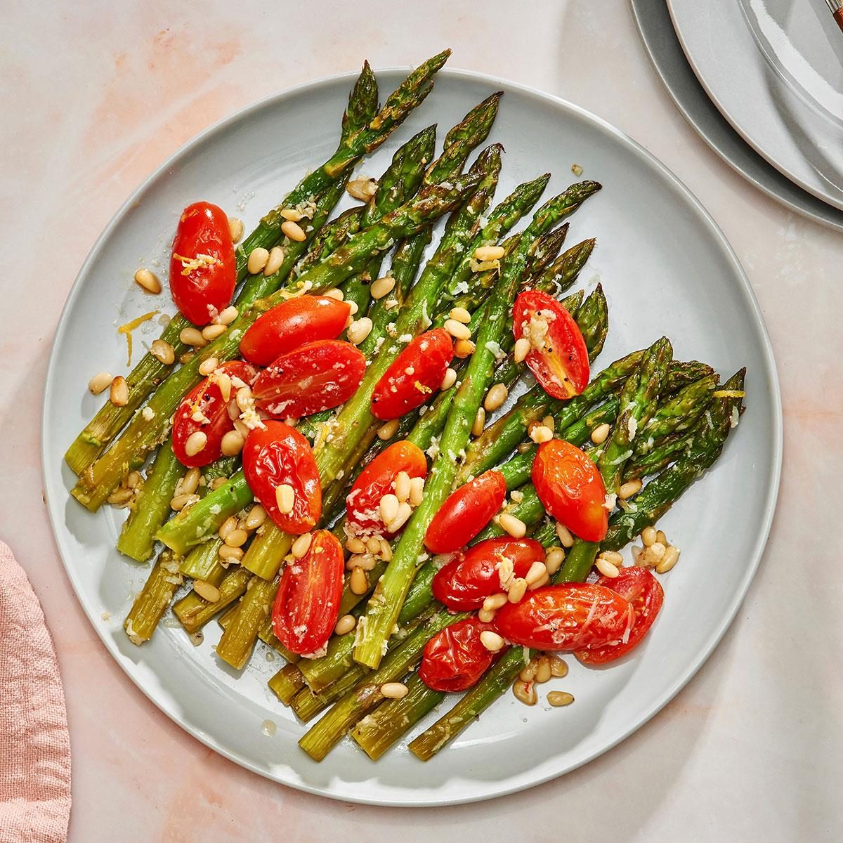 Roasted Asparagus and Tomatoes