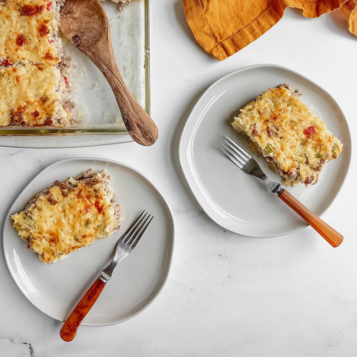 Sausage Hashbrown Breakfast Casserole