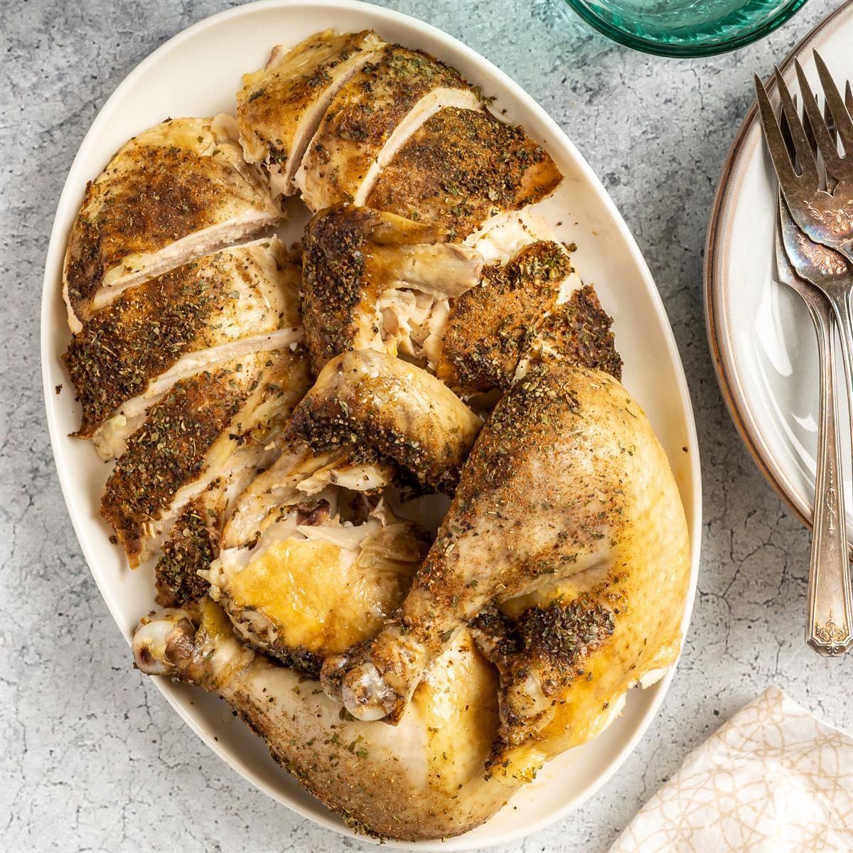 Slow-Cooker Roast Chicken