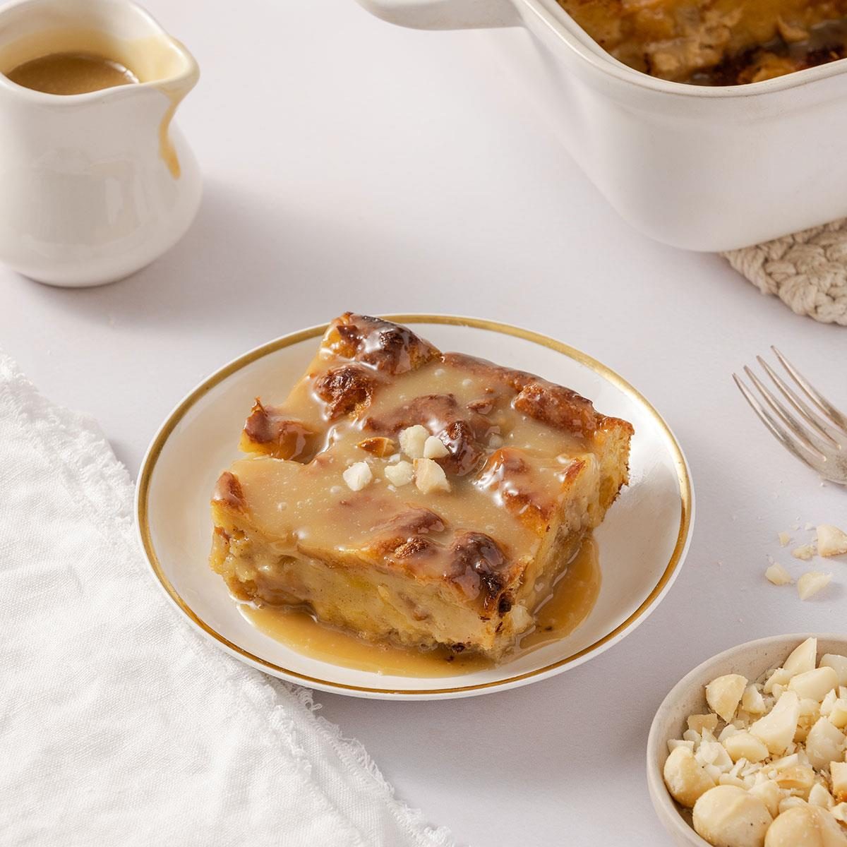 White Chocolate Bread Pudding