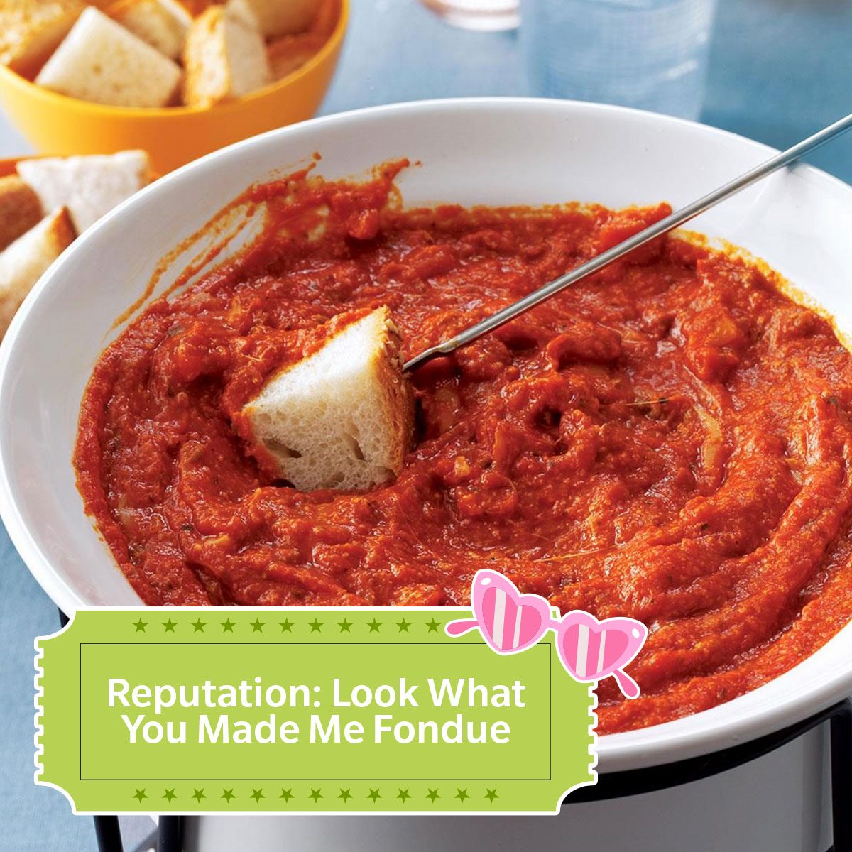 11 Ideas For A Super Bowl Party Taylors Version Reputation Look What You Made Me Fondue