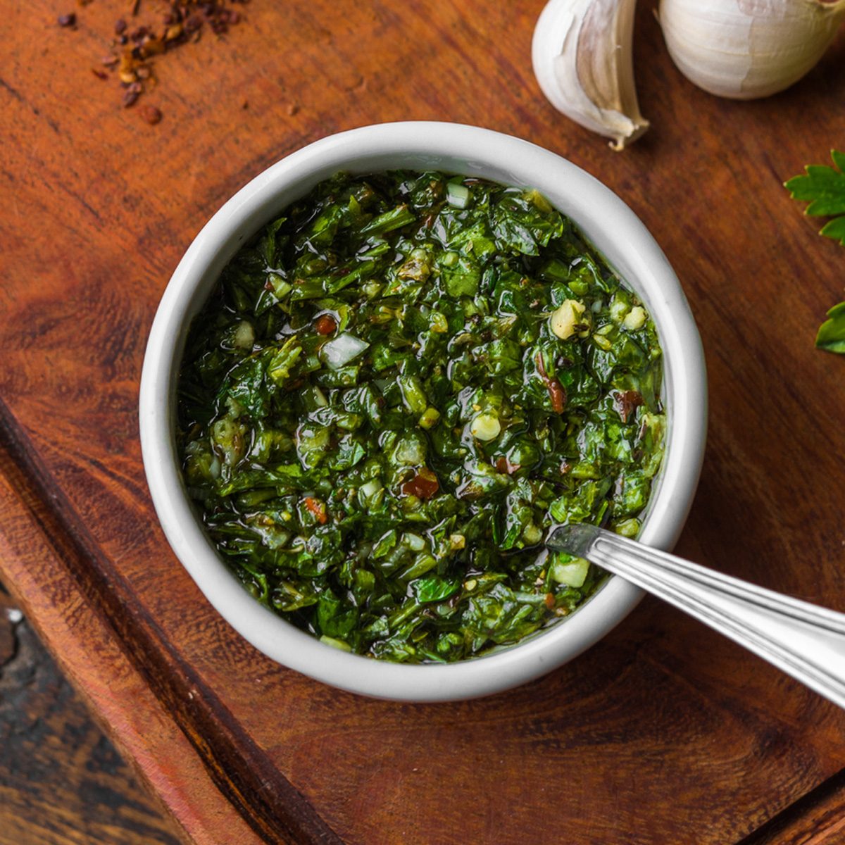 Argentinian chimichurri sauce