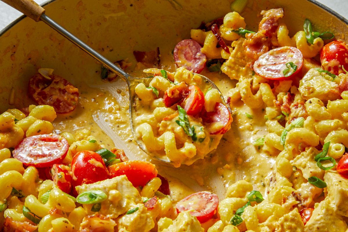 Chicken Bacon Ranch Pasta 