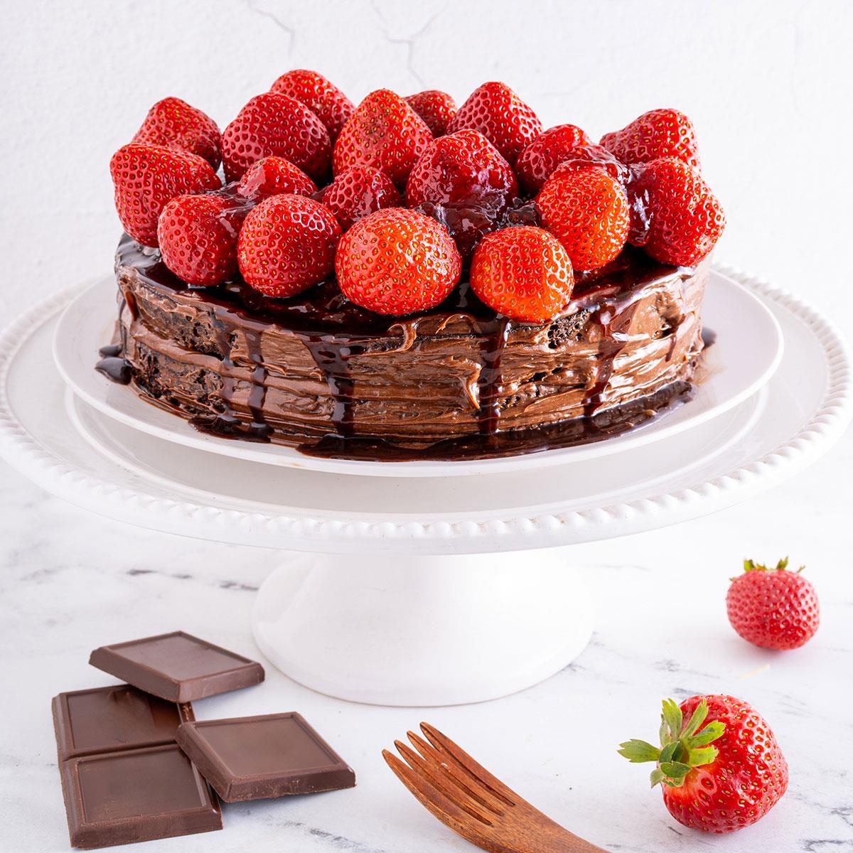 Chocolate Strawberry Cake
