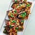 Chocolate, Peanut & Pretzel Toffee Crisps